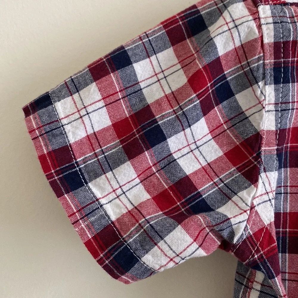 The Children’s Place Boys Madras Button Down Shirt